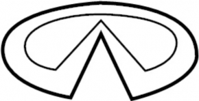 Infiniti Q50 Trunk Lid Emblem 14-