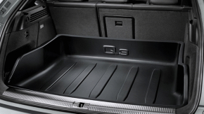 Boot mat Audi Q3 8U 15-18 rubber black high sides