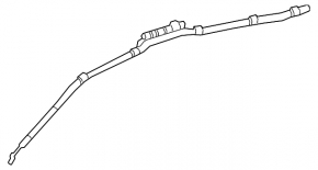 Right side curtain airbag for Audi Q3 8U 15-18, rusty squib