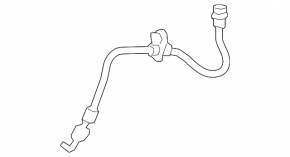Front right brake hose for Toyota Corolla 20-26