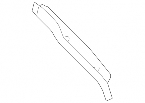 Upper left trunk lid trim for Subaru Forester 2013 SH, black