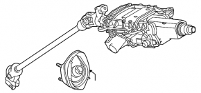 Steering column Porsche Cayenne 958 11-17 rusty, torn boot