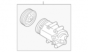 Ford Fiesta 11-19 1.6 Air Conditioning Compressor