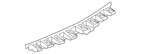 Lincoln MKC 15-19 Rear Bumper Absorber Upper Plastic