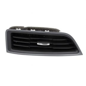 Front panel air duct deflector central right Ford Edge 15- black with chrome