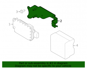Distronic bracket for Land Rover Range Rover 13-17 pre-restored