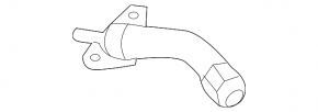 Crankcase gas pipe BMW 7 F01 11-15 N55