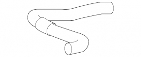 Upper cooling hose Lexus NX300h 15-21