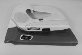 Door trim card front right Dodge Durango 11-13 black with gray Citadel