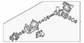 Mitsubishi Outlander 22-24 2.5 AWD Rear Differential