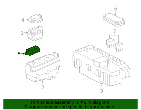 Relay block underhood left Honda HR-V 16-22