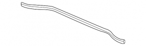 Central wiper grille seal for VW Atlas 21-26