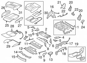 Audi Q5 80A 18-24 Rear Left Door Trim Light