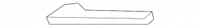 Front bumper mount, right upper fender, BMW 3 F30 12-18