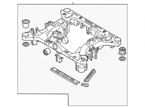 Rear subframe Kia EV6 22-24