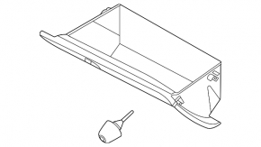 Glove box, glove compartment Hyundai Elantra 21-23 black