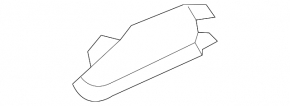 Audi A3 8V 15-20 4d, 5d aluminum-look front panel center trim