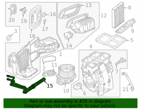 Mercedes H247 GLA 20-26 Heater Radiator
