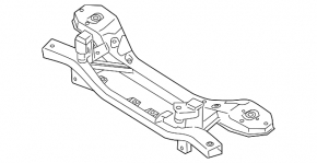 Rear subframe Mazda3 MPS 09-13