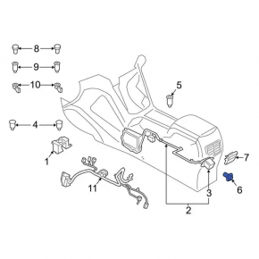 Ford Escape MK3 13-19 Console Cigarette Lighter Type 1