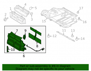 Radiator deflector blinds assembly Ford Focus mk3 11-14 2.0 without engine