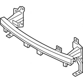 Front bumper reinforcement Ford Fusion mk5 17-20 rusty