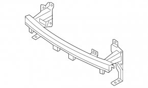 Front bumper reinforcement Ford Fusion mk5 17-20 rusty