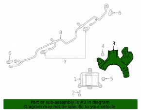 BSM Blind Spot Sensor Bracket Right Mazda CX-5 17-