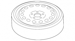 Spare tire for Porsche Cayenne 19-23 R20 195/65