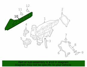 Audi Q5 8R 09-17 Turbo Heat Shield
