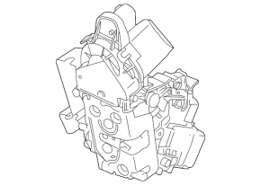 Front left door lock Volvo XC60 10-17