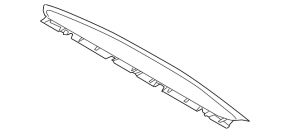Rear shelf trim rear BMW 7 G11 G12 16-22 black