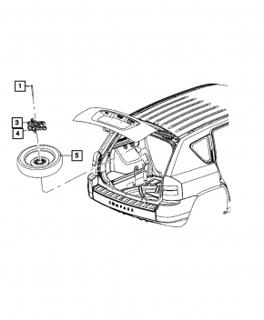 Jeep Compass 11-16 Jack