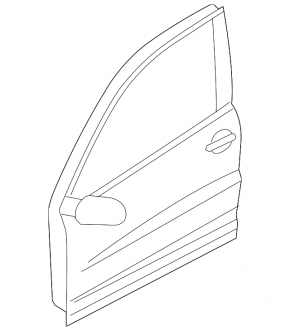 Door bare front right VW Tiguan 18-24