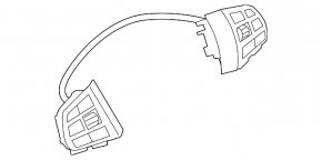 Steering wheel controls BMW X3 F25 11-14