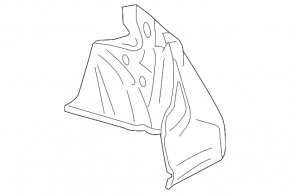 Right arch trim for Toyota Solara 2.4 04-08 with a folding roof