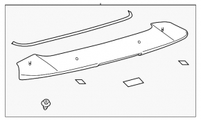 Lexus CT200h 11-13 Trunk Spoiler