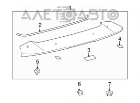 Lexus CT200h 11-13 Trunk Spoiler