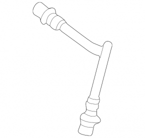 Brake hose rear left GMC Terrain 10-17