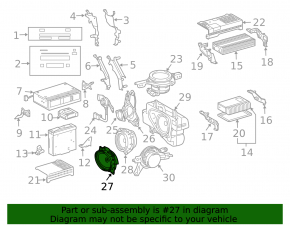 Large front left door speaker for Lexus GX470 03-09