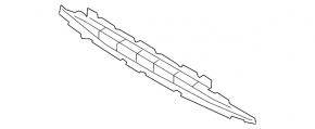 Lower grille of the front bumper Audi A4 B9 17-19 S-Line