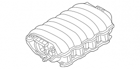 Intake manifold Porsche Cayenne 958 11-17 4.8 Turbo