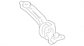 Rear Exhaust Pipe Bracket Left Porsche Panamera 10-16