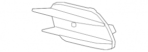 Right front bumper grille for Mercedes E 21-23 with parking sensors, AMG pack