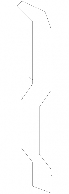 Upper left radiator bracket for Mercedes A-class V177 19-22 M260 metal