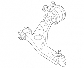 Lower control arm front right Mazda3 2.3 03-08 APPLUS