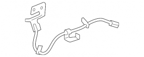 Brake hose rear right Lincoln MKZ 13-20