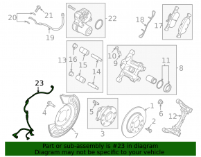 ABS sensor front left Mazda CX-30 20-