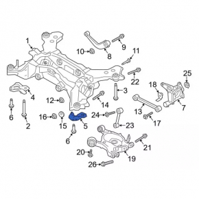 Rear subframe burr left Lincoln MKZ 13-20