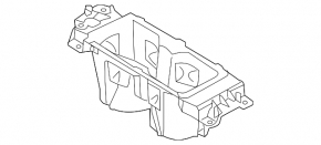 Ford Focus mk3 15-18 center console cup holders, dry-cleanable